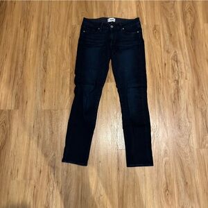 PAIGE Ankle Jeans in Dark Wash